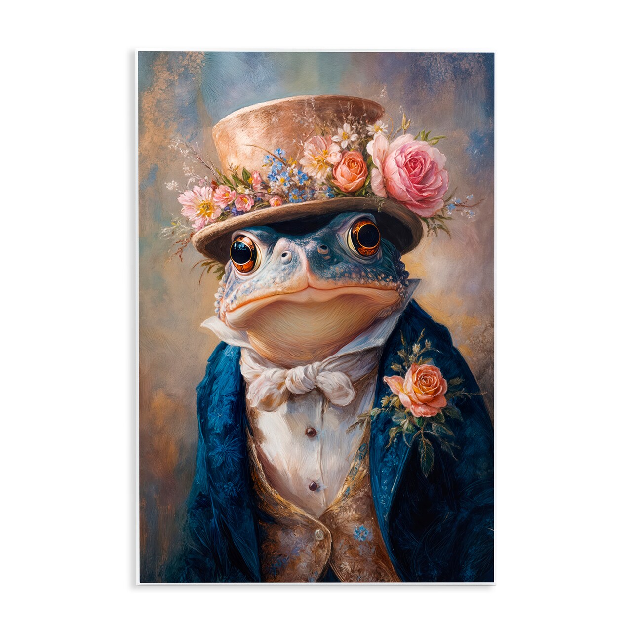 Stupell Industries Victorian Toad Portrait Wall Plaque, design by Wumples